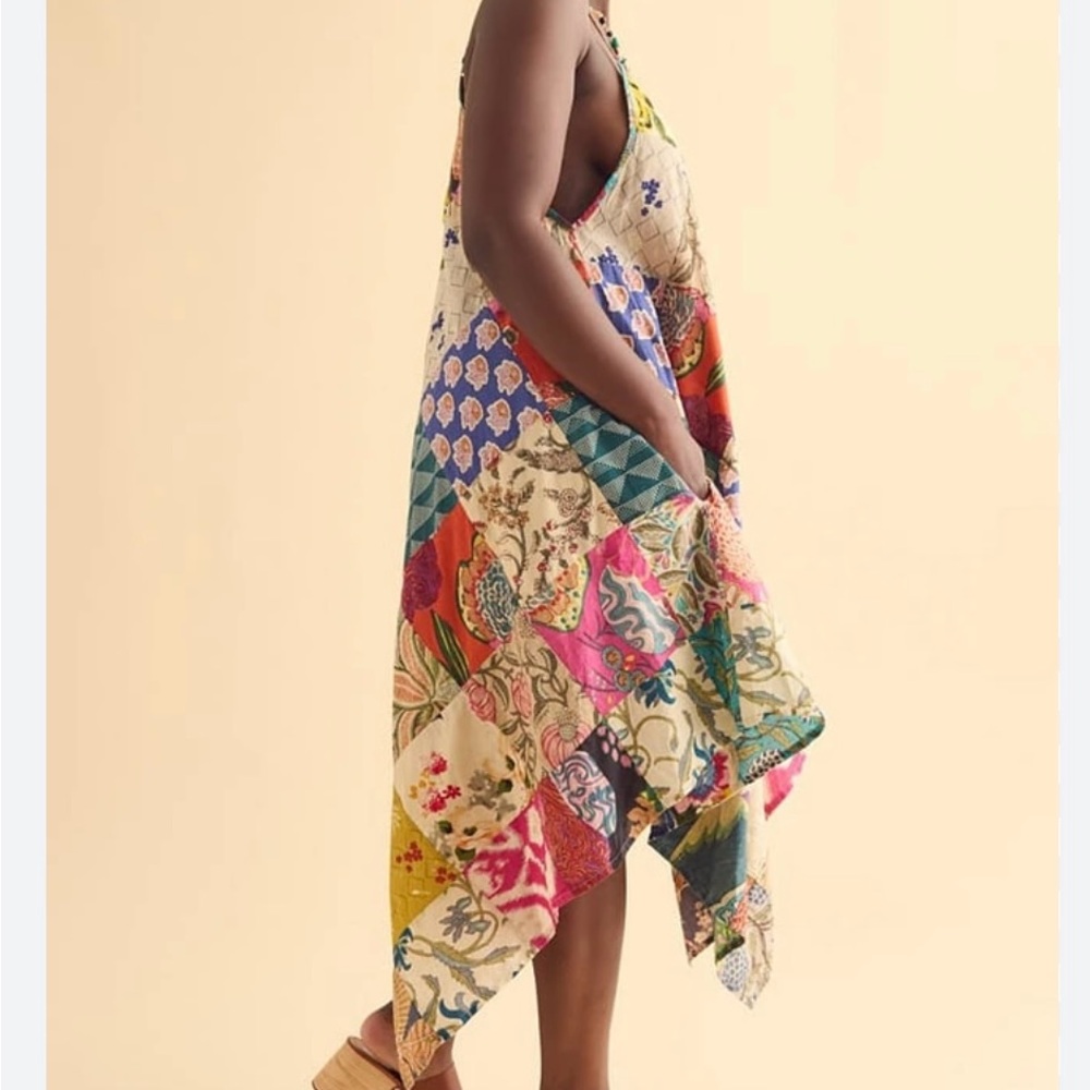 Retired EARTHBOUND fairy patchwork Boho Dress